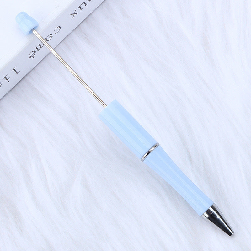 Creative handmade beaded pen DIY beaded multi-color spinning ballpoint pen hot-selling educational student stationery wholesale