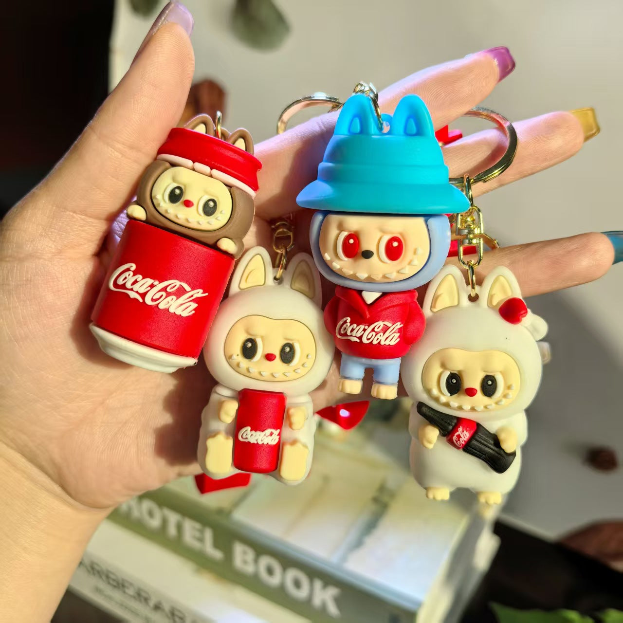 New Labubu 3D Doll Keychain – Trendy Gift Pendant for All Ages