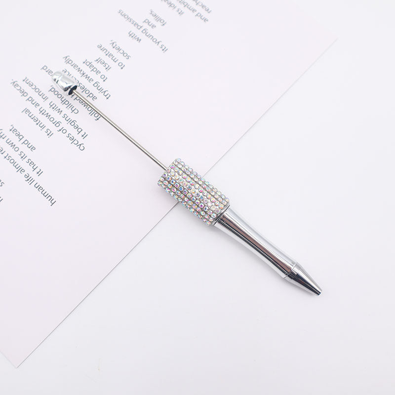 Colorful Diamond Bead Pen – DIY Gradient Sparkle Ballpoint Pen, High-Value Puzzle Gift for Students (Wholesale)