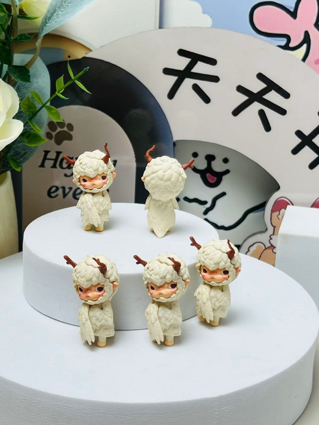 Mengli Zoraa Blind Box Sister Figurine, Trendy DIY Small Pendant, Cute Toy Figurine