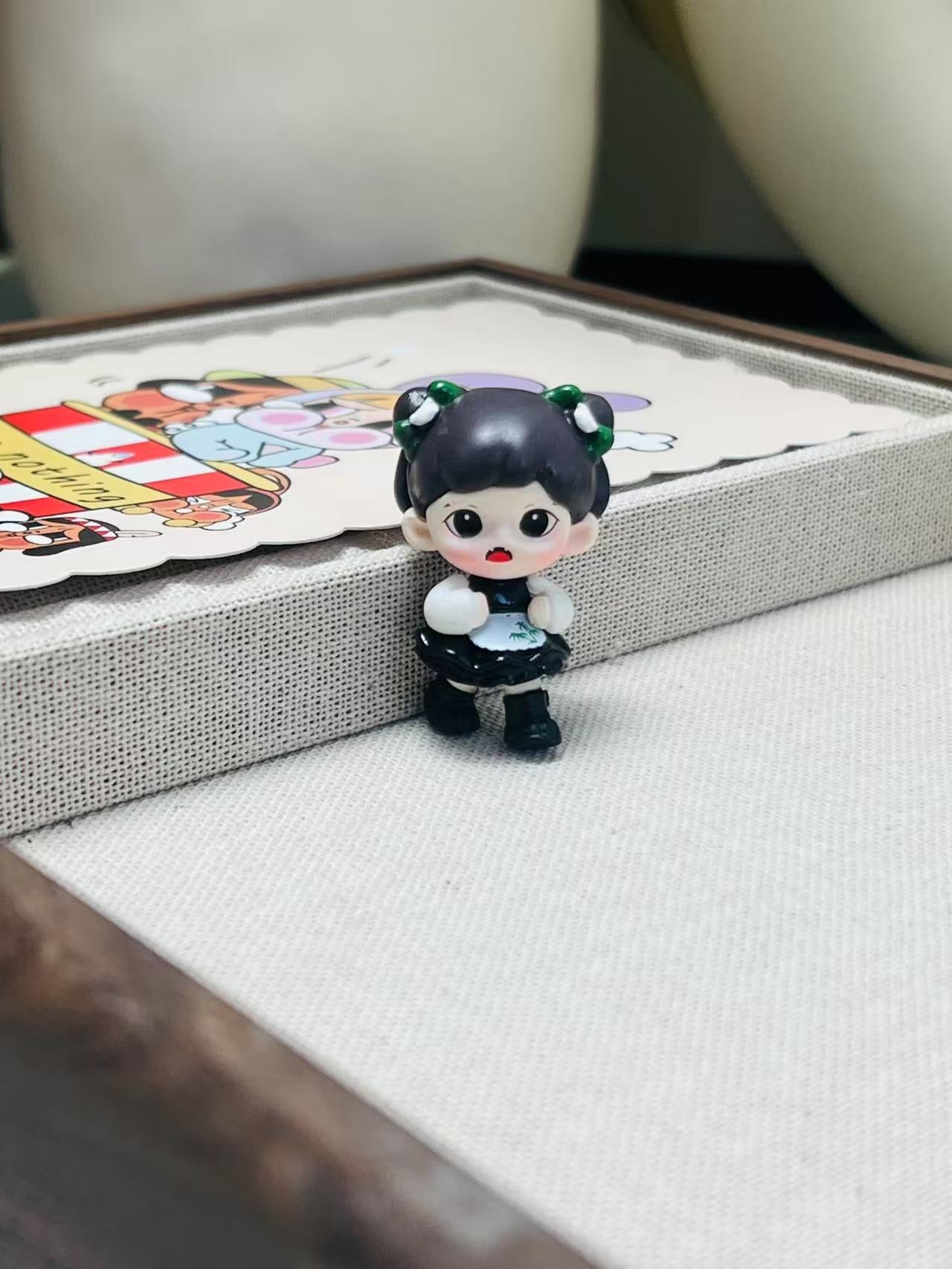 Zoraa Sister Mengli, PVC Material, Punchable for Keychain, Cute Trendy Toy