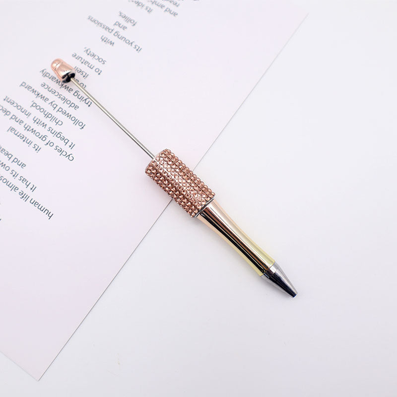 Colorful Diamond Bead Pen – DIY Gradient Sparkle Ballpoint Pen, High-Value Puzzle Gift for Students (Wholesale)