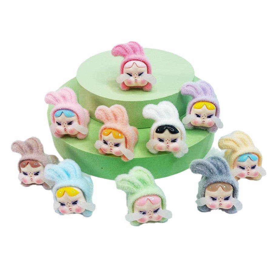 New Luminous Flocked Crying Baby Doll – DIY Resin Jewelry & Car Ornament