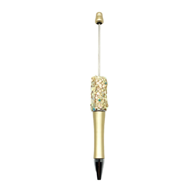 Star Bead Pen – Creative Five-Pointed Star Sequin Ballpoint Pen, Handmade Rotating Signature Pen (Wholesale Available)