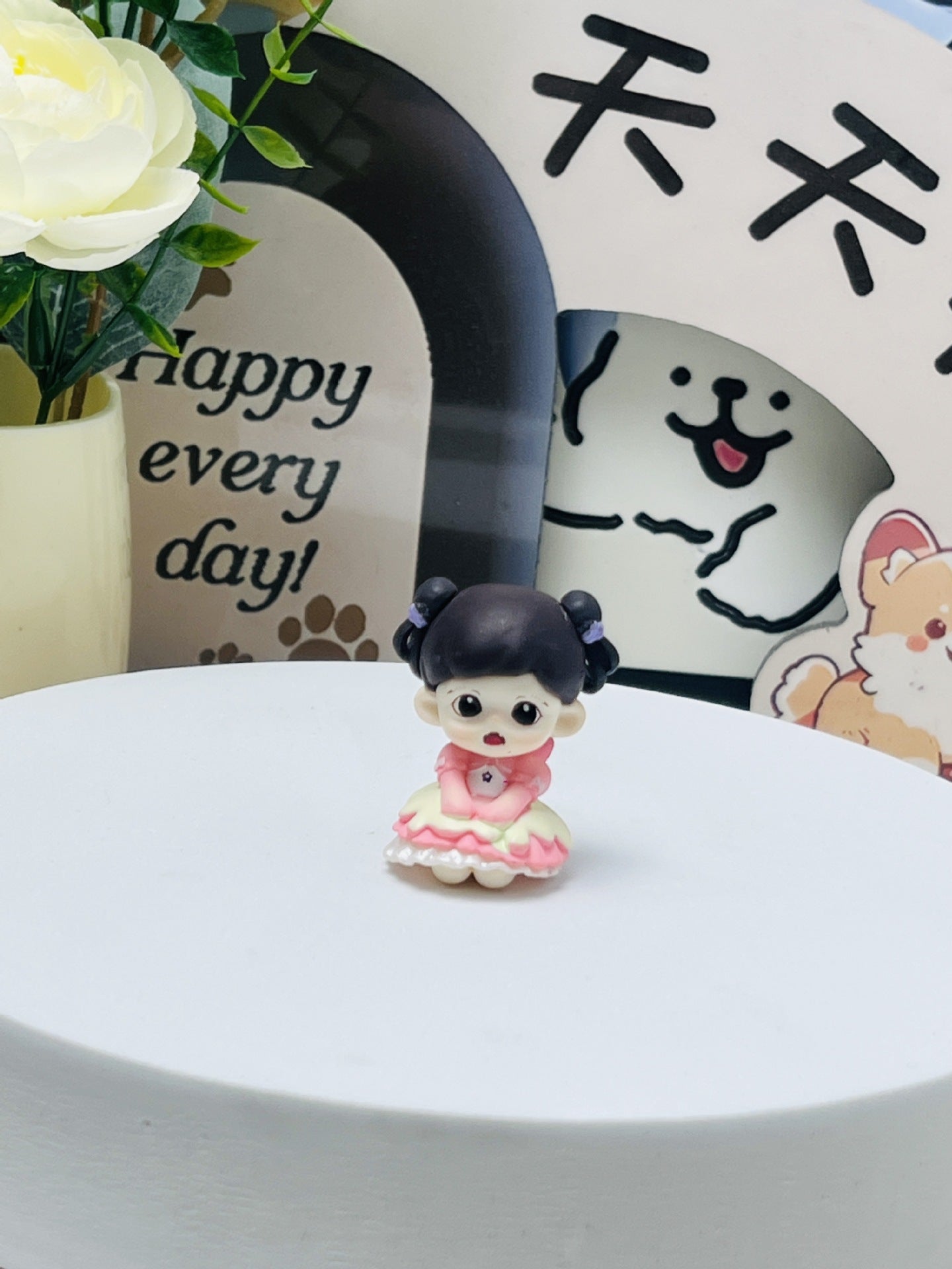 Mengli Zoraa Blind Box Sister Figurine, Trendy DIY Small Pendant, Cute Toy Figurine