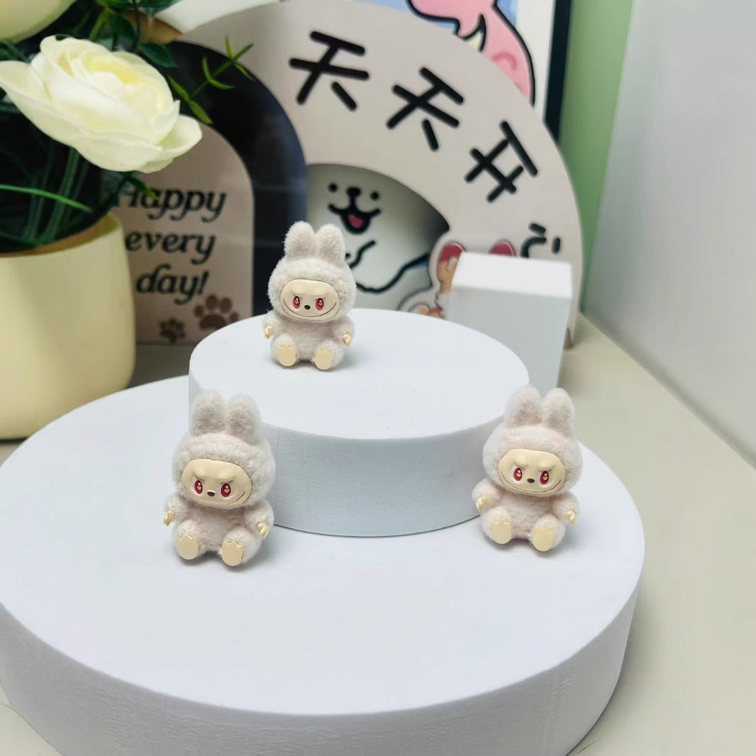 SKULLPANDA temperature series cute grain punchable sp8 generation tide play figure toy ornament doll ornament