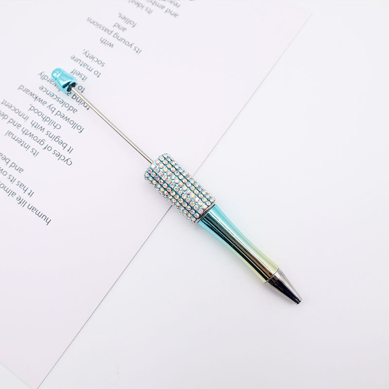 Colorful Diamond Bead Pen – DIY Gradient Sparkle Ballpoint Pen, High-Value Puzzle Gift for Students (Wholesale)
