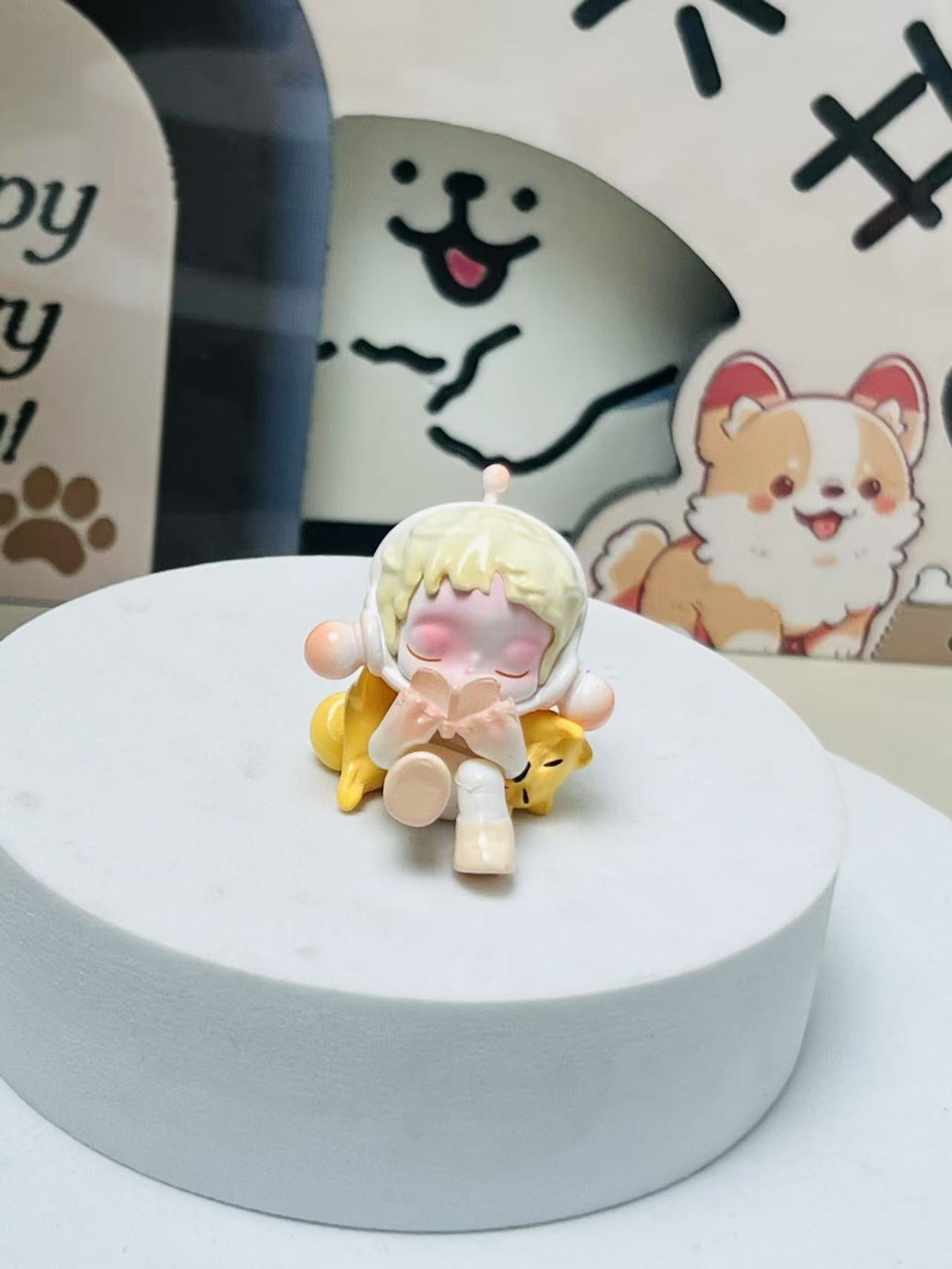 SKULLPANDA temperature series cute grain punchable sp8 generation tide play figure toy ornament doll ornament