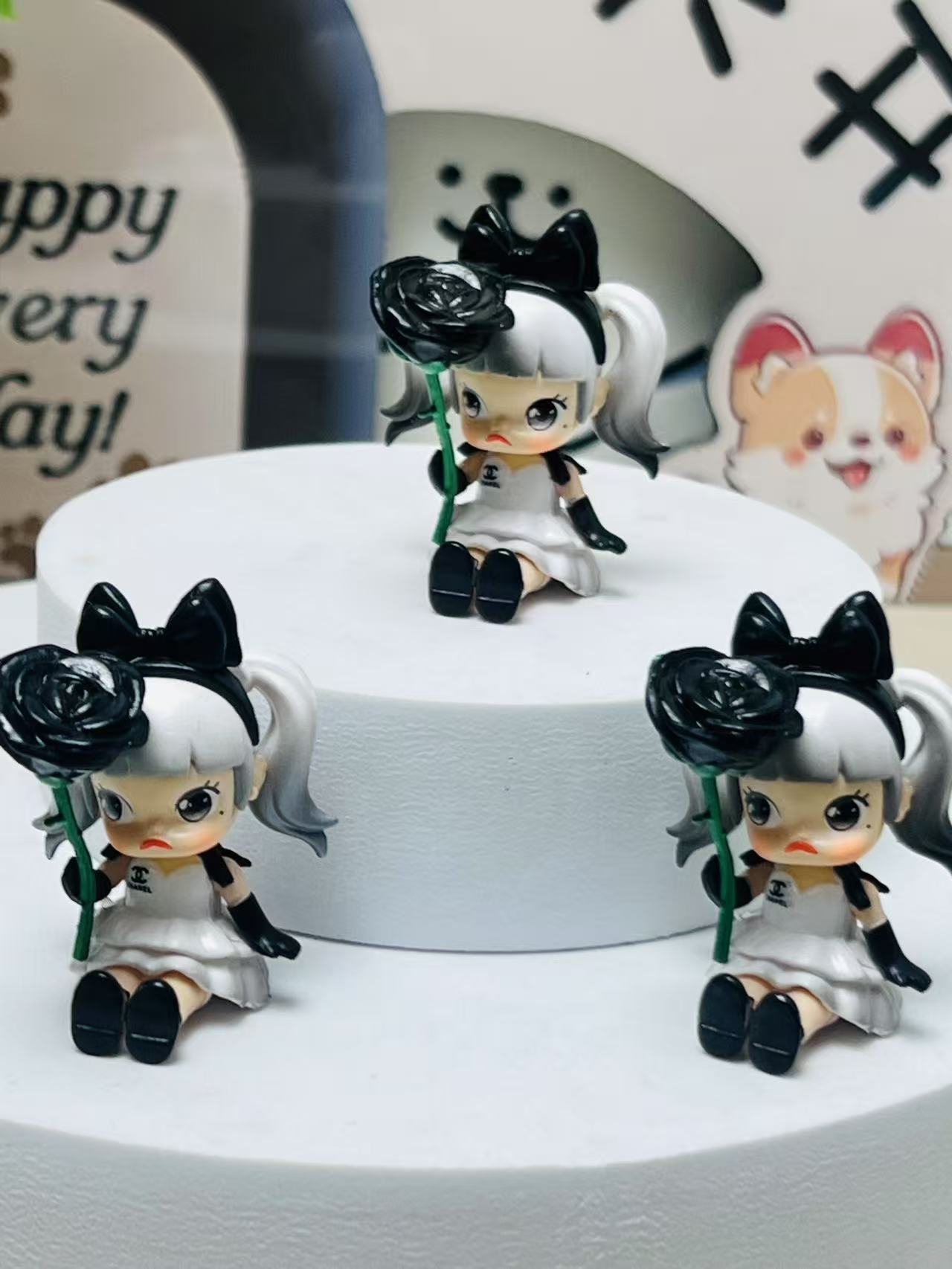Mengli Zoraa Blind Box Sister Figurine, Trendy DIY Small Pendant, Cute Toy Figurine