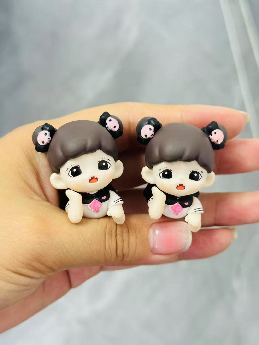 Zoraa Sister Mengli, PVC Material, Punchable for Keychain, Cute Trendy Toy