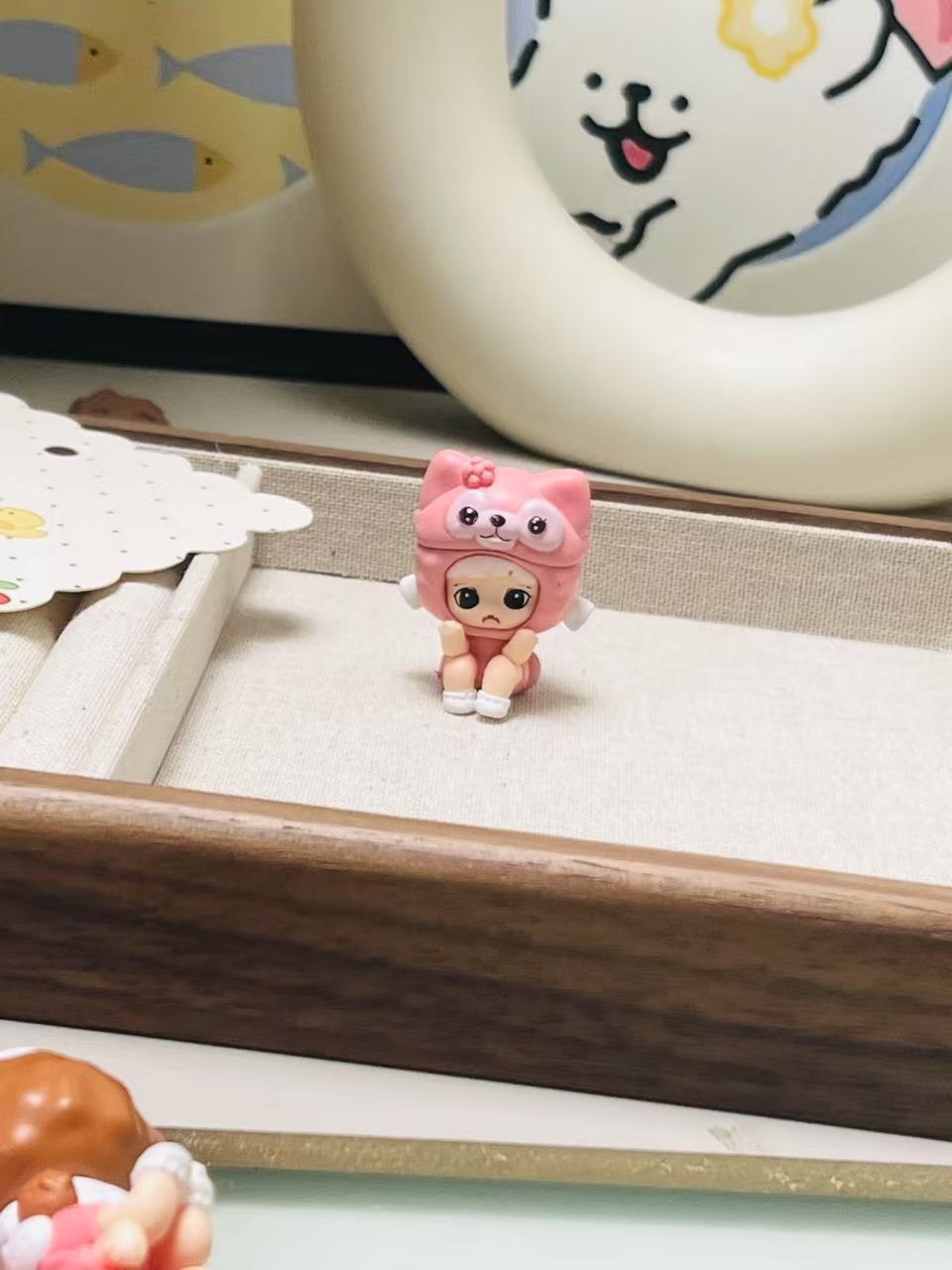 Zoraa Sister Mengli, PVC Material, Punchable for Keychain, Cute Trendy Toy