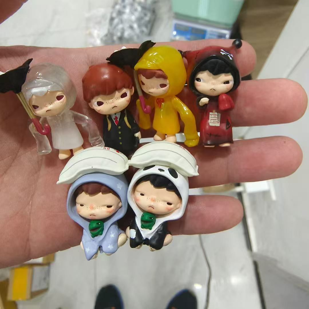 Mengli Zoraa Blind Box Sister Figurine, Trendy DIY Small Pendant, Cute Toy Figurine