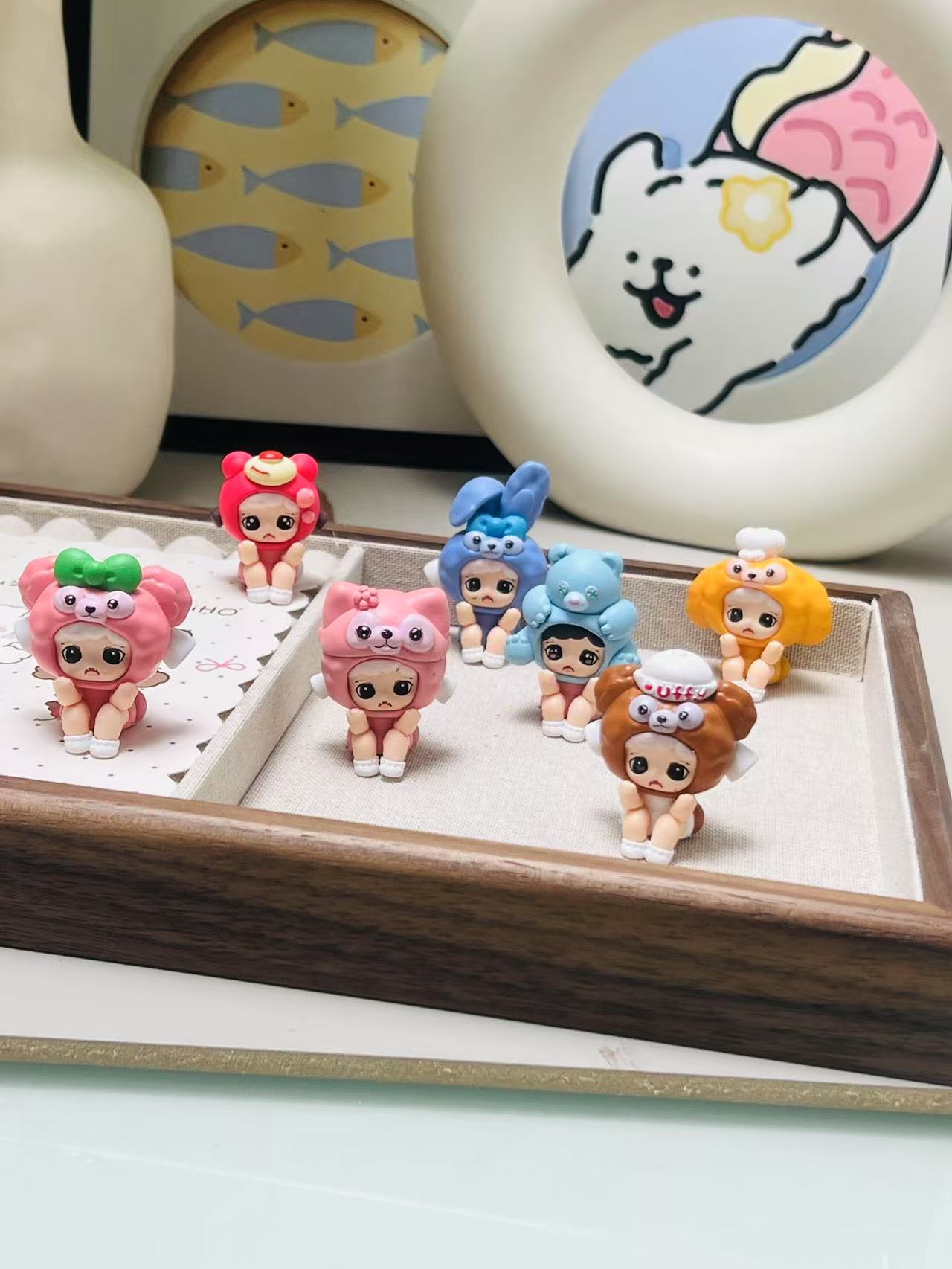 Zoraa Sister Mengli, PVC Material, Punchable for Keychain, Cute Trendy Toy