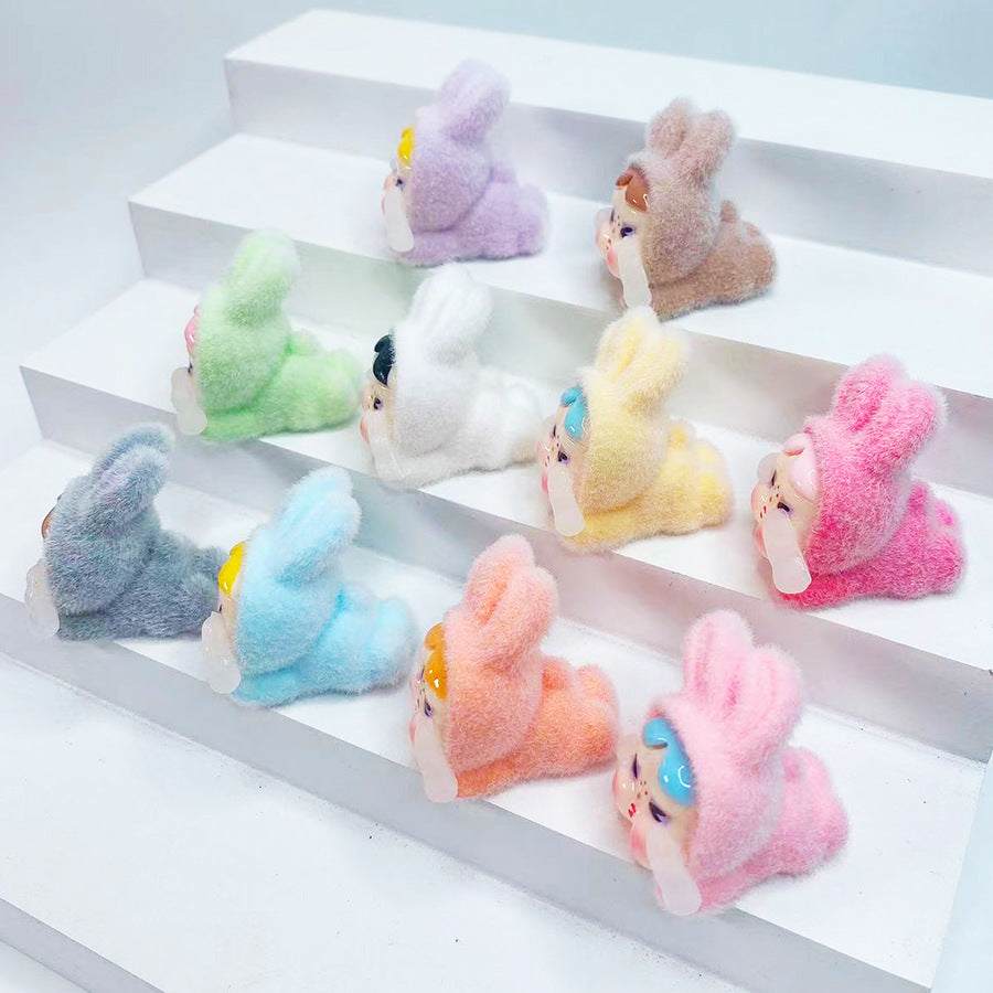 New Luminous Flocked Crying Baby Doll – DIY Resin Jewelry & Car Ornament