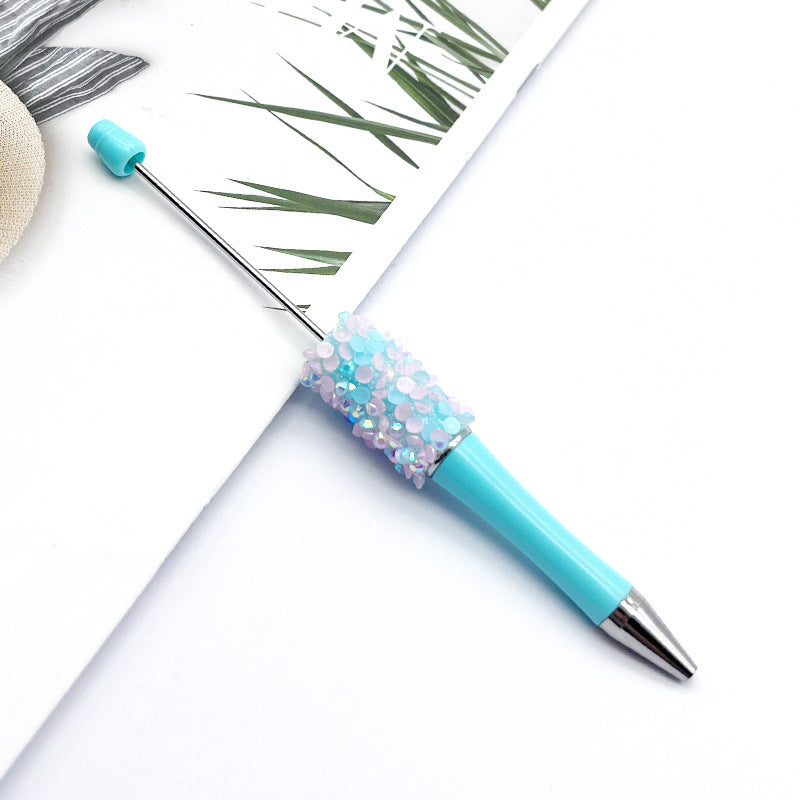 DIY Petal Sequin Bead Pen – Handmade Resin Patch Multicolor Ballpoint Pen, Stylish Signature Pen for Students (Wholesale)