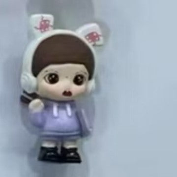 Zoraa Sister Mengli, PVC Material, Punchable for Keychain, Cute Trendy Toy