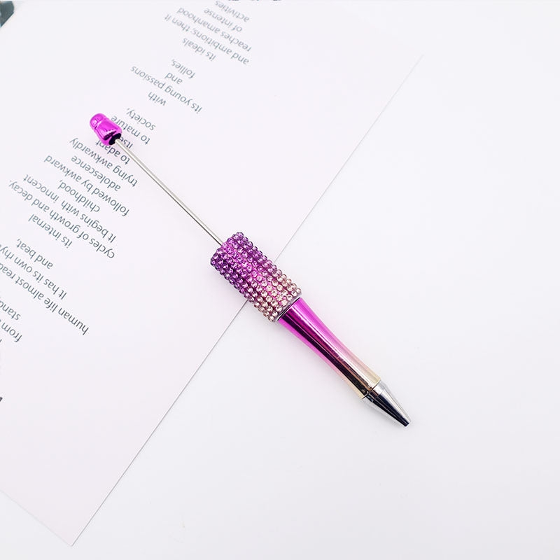 Colorful Diamond Bead Pen – DIY Gradient Sparkle Ballpoint Pen, High-Value Puzzle Gift for Students (Wholesale)