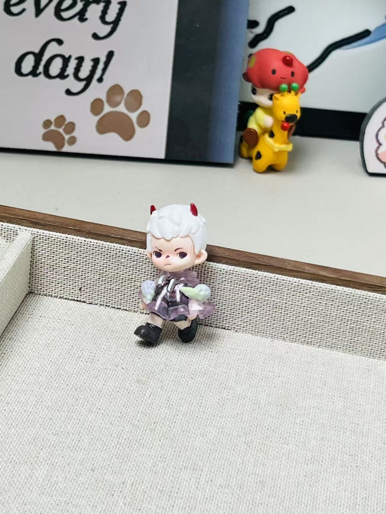 Zoraa Sister Mengli, PVC Material, Punchable for Keychain, Cute Trendy Toy