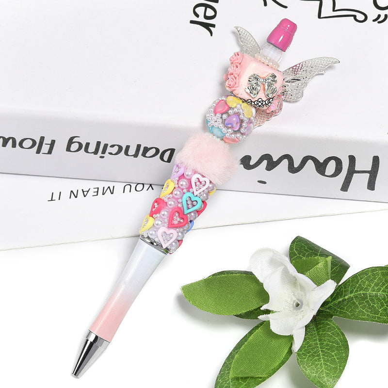 Heavy-Duty Colorful Mermaid Love Diamond Pearl Beads – DIY Bead Pen & Mobile Phone Chain Accessories