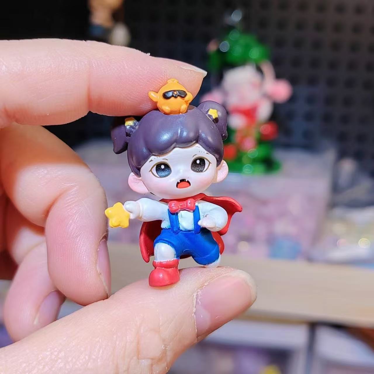 Zoraa Sister Mengli, PVC Material, Punchable for Keychain, Cute Trendy Toy