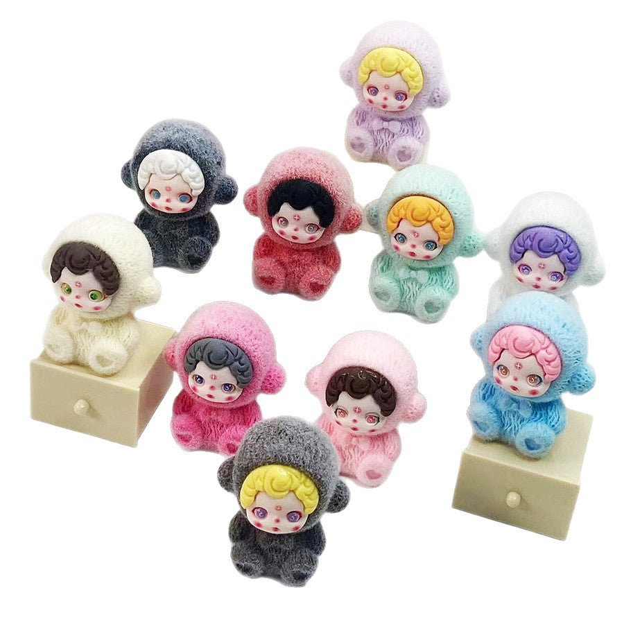 Flocked SP Elf Girl – DIY 3D Resin Keychain Pendant