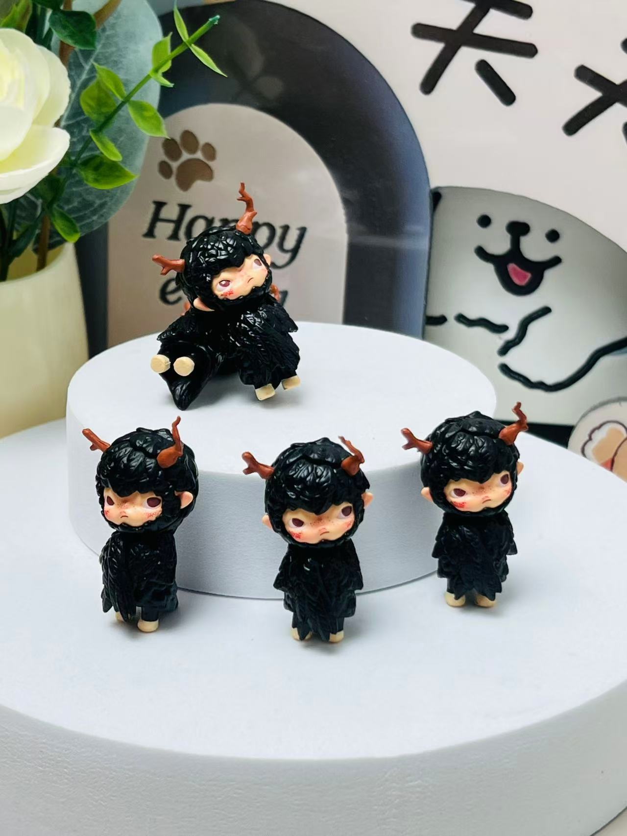Mengli Zoraa Blind Box Sister Figurine, Trendy DIY Small Pendant, Cute Toy Figurine