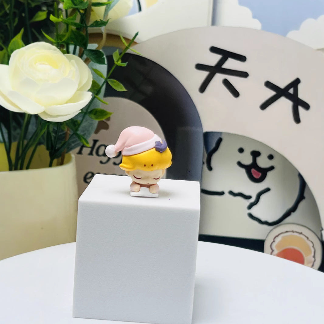 Mengli Zoraa Blind Box Sister Figurine, Trendy DIY Small Pendant, Cute Toy Figurine