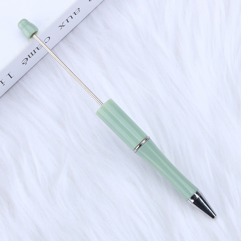 Creative handmade beaded pen DIY beaded multi-color spinning ballpoint pen hot-selling educational student stationery wholesale