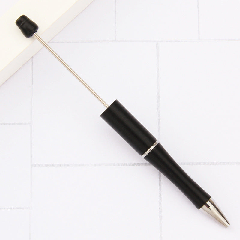 Creative handmade beaded pen DIY beaded multi-color spinning ballpoint pen hot-selling educational student stationery wholesale