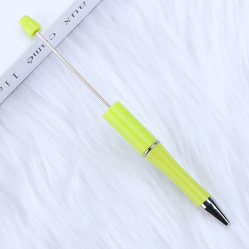 Creative handmade beaded pen DIY beaded multi-color spinning ballpoint pen hot-selling educational student stationery wholesale
