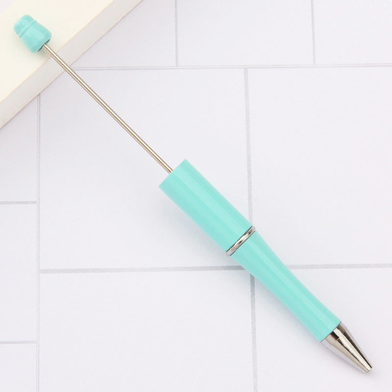 Creative handmade beaded pen DIY beaded multi-color spinning ballpoint pen hot-selling educational student stationery wholesale