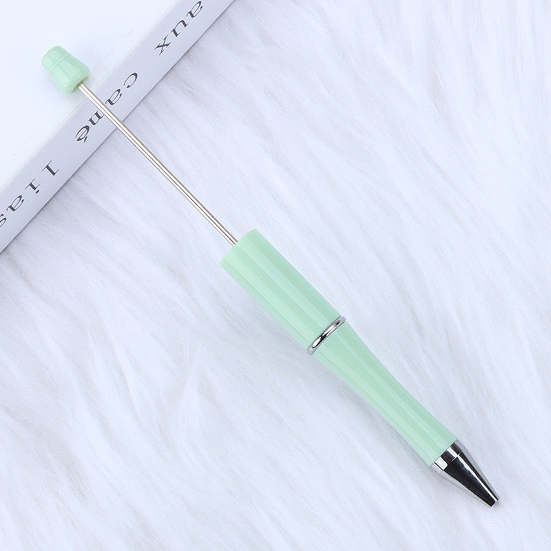Creative handmade beaded pen DIY beaded multi-color spinning ballpoint pen hot-selling educational student stationery wholesale