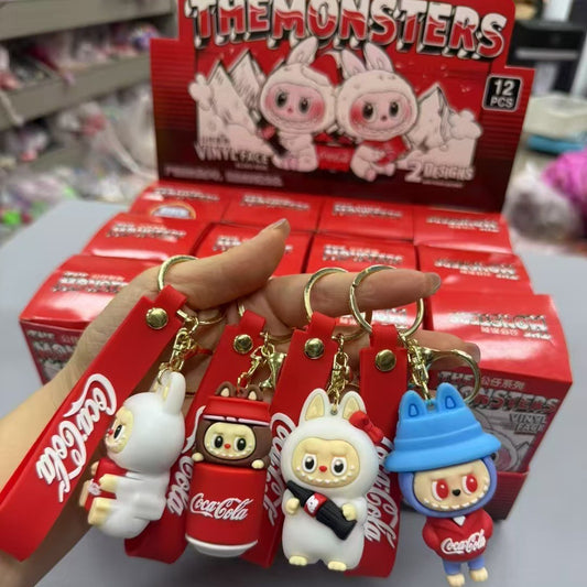New Labubu 3D Doll Keychain – Trendy Gift Pendant for All Ages