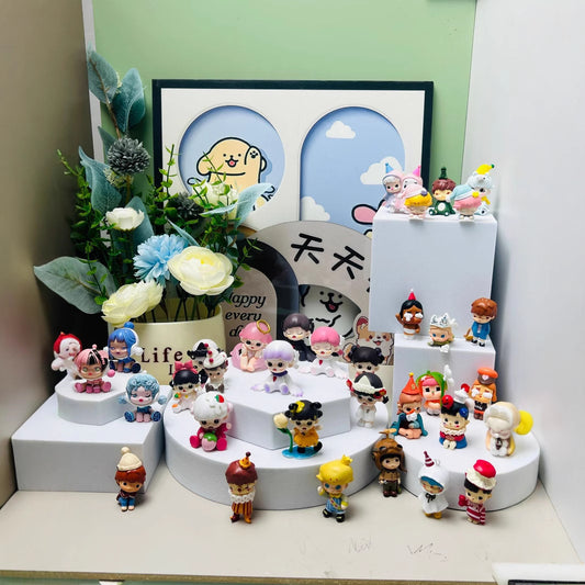 Mengli Zoraa Blind Box Sister Figurine, Trendy DIY Small Pendant, Cute Toy Figurine