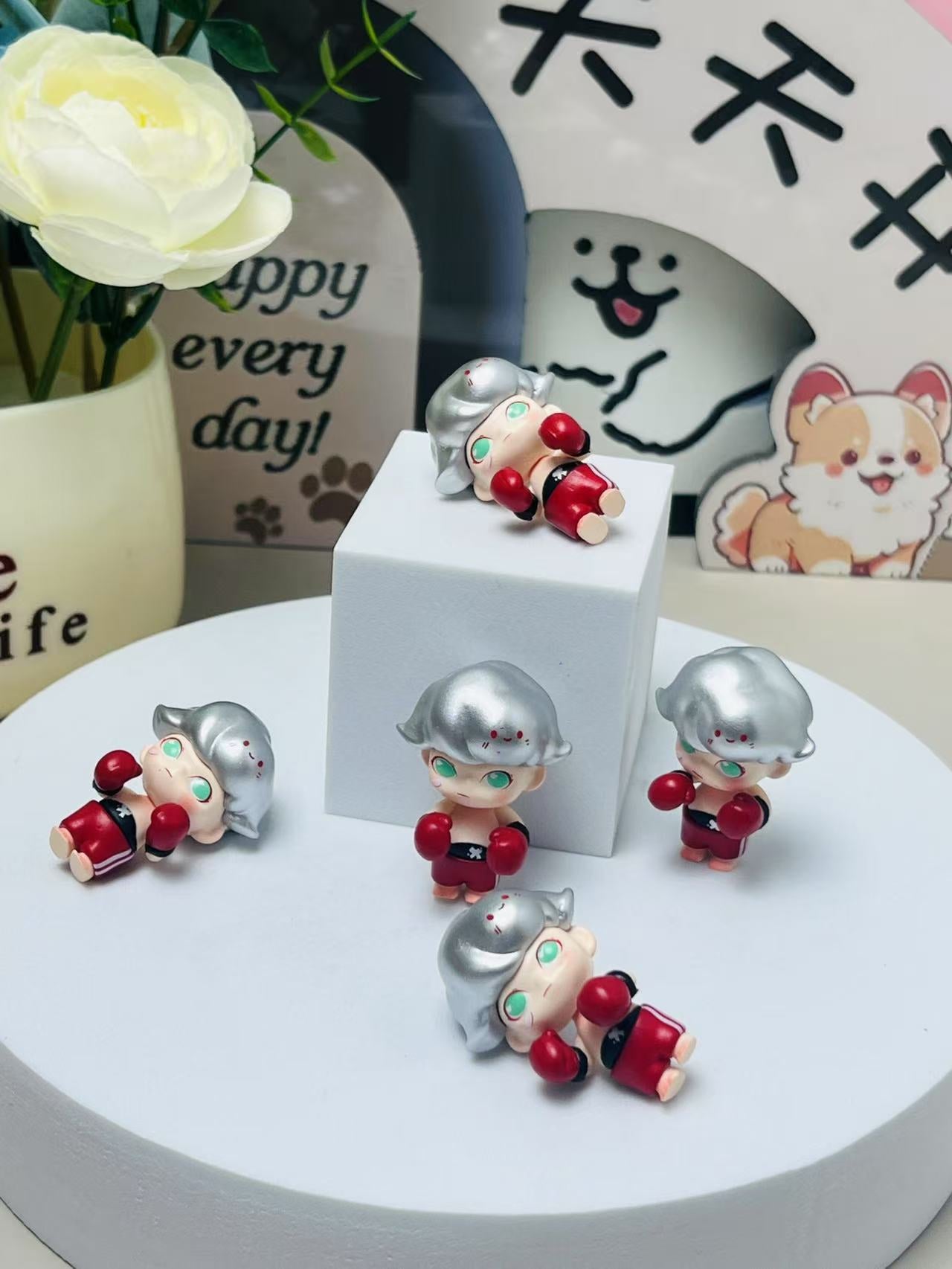Mengli Zoraa Blind Box Sister Figurine, Trendy DIY Small Pendant, Cute Toy Figurine