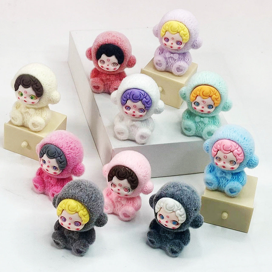 Flocked SP Elf Girl – DIY 3D Resin Keychain Pendant