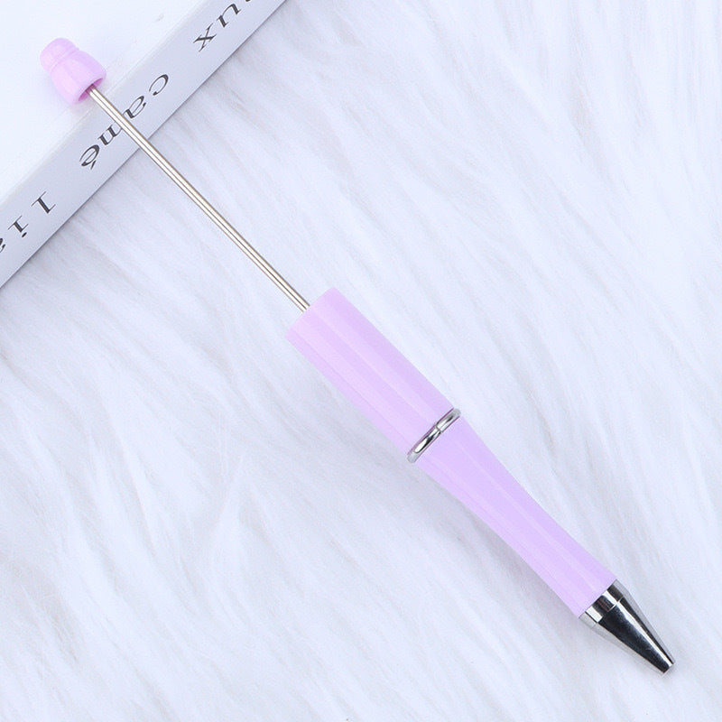 Creative handmade beaded pen DIY beaded multi-color spinning ballpoint pen hot-selling educational student stationery wholesale