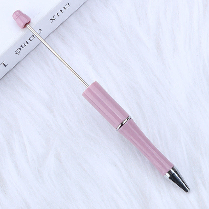 Creative handmade beaded pen DIY beaded multi-color spinning ballpoint pen hot-selling educational student stationery wholesale