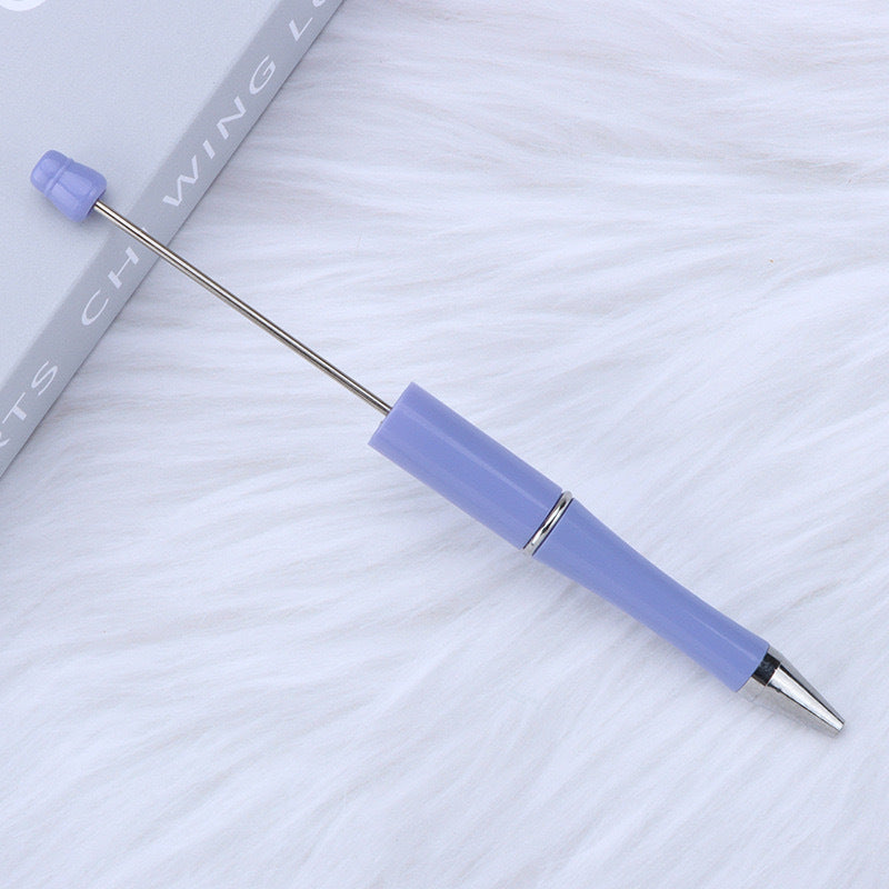 Creative handmade beaded pen DIY beaded multi-color spinning ballpoint pen hot-selling educational student stationery wholesale