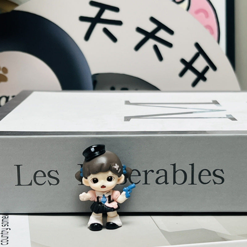 Zoraa Sister Mengli, PVC Material, Punchable for Keychain, Cute Trendy Toy