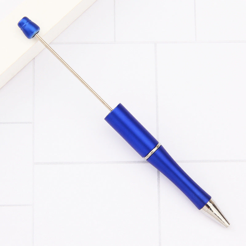 Creative handmade beaded pen DIY beaded multi-color spinning ballpoint pen hot-selling educational student stationery wholesale