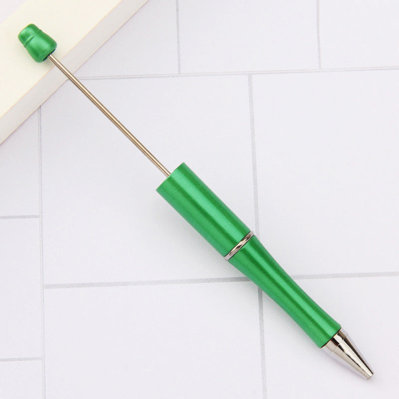 Creative handmade beaded pen DIY beaded multi-color spinning ballpoint pen hot-selling educational student stationery wholesale