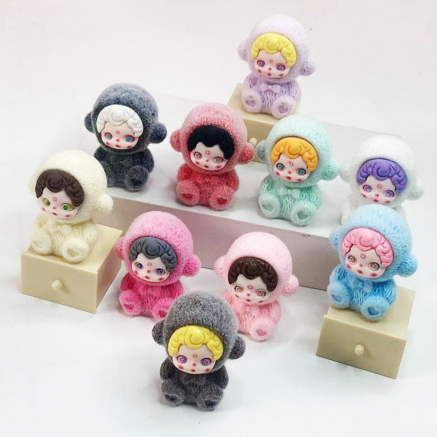 Flocked SP Elf Girl – DIY 3D Resin Keychain Pendant