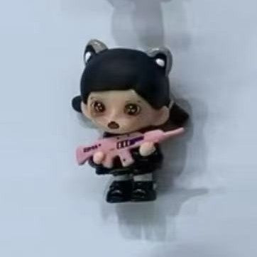 Zoraa Sister Mengli, PVC Material, Punchable for Keychain, Cute Trendy Toy