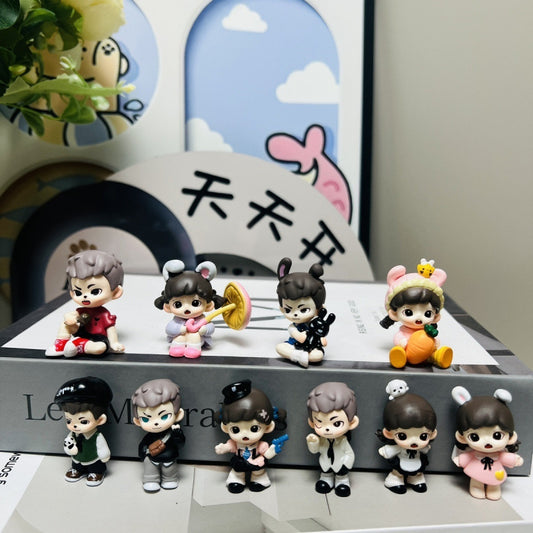 Zoraa Sister Mengli, PVC Material, Punchable for Keychain, Cute Trendy Toy